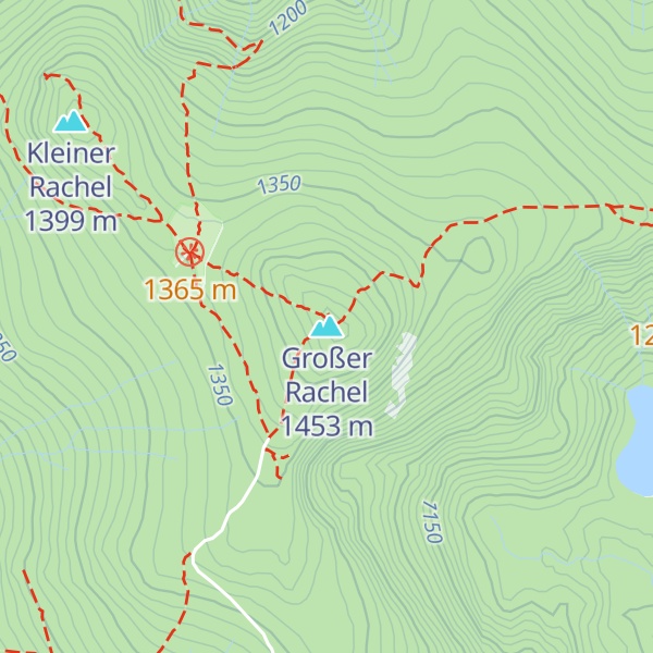 Map of Großer Rachel
