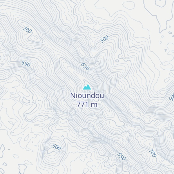 Map of Nioundou