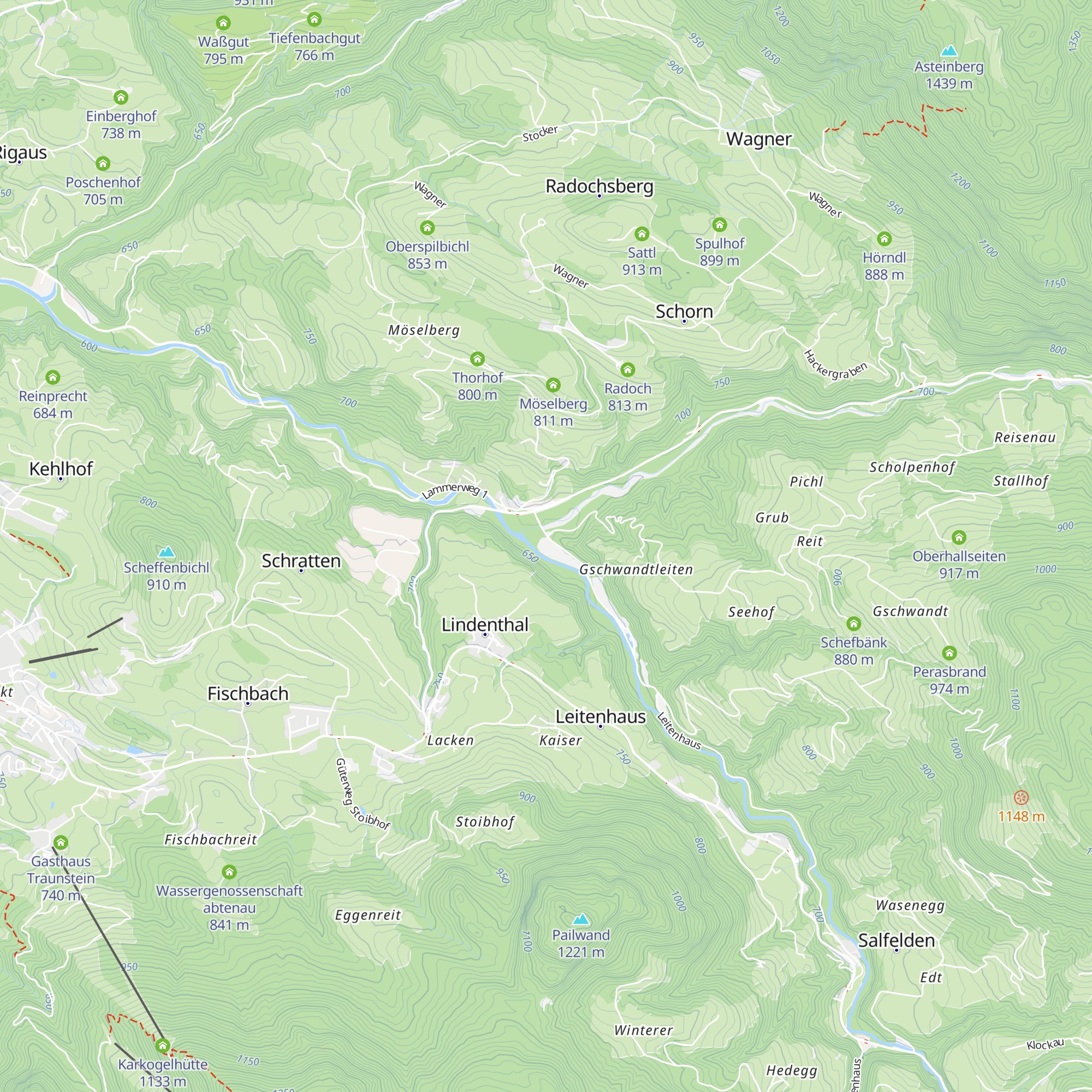 Martina's Treffpunkt map