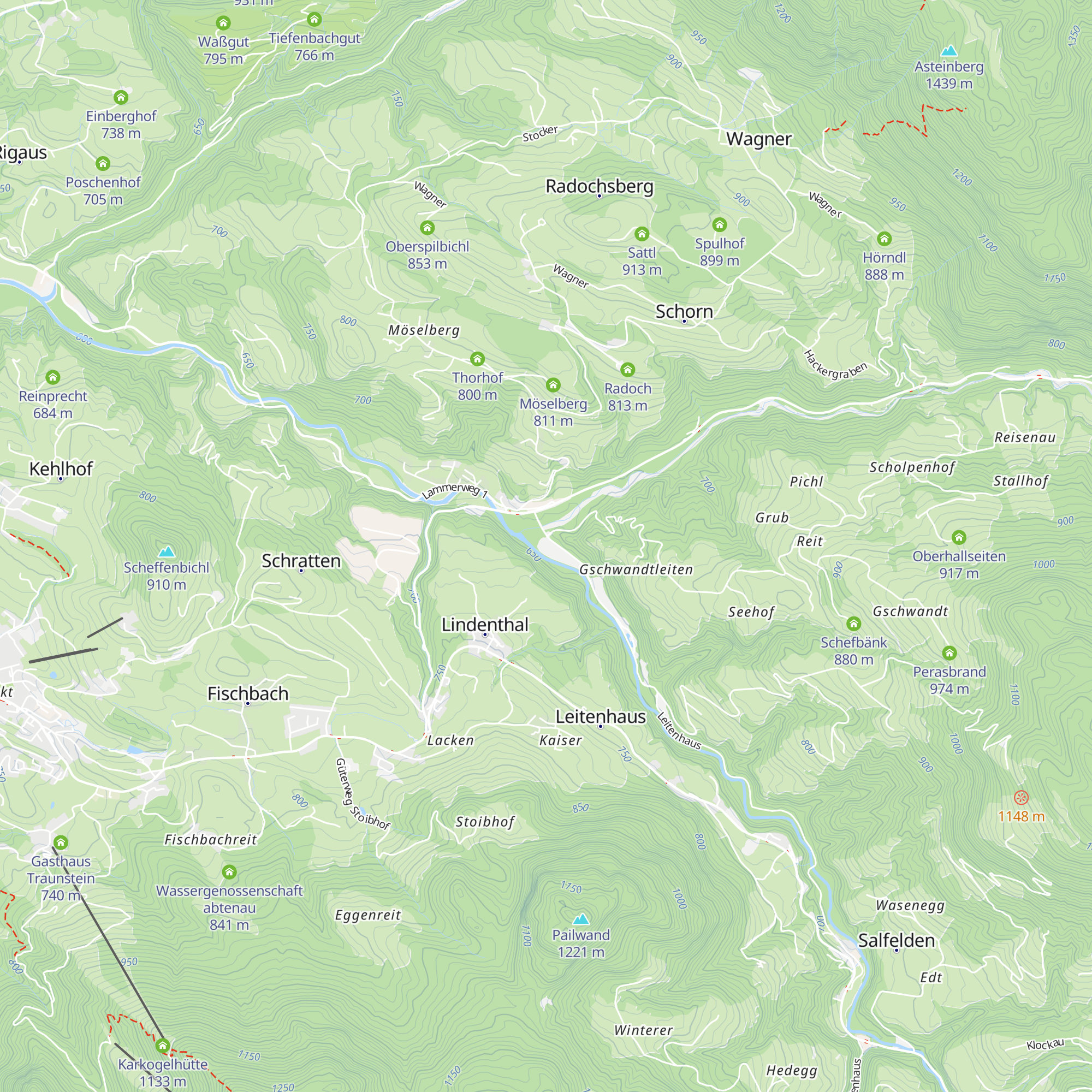 Martina's Treffpunkt map