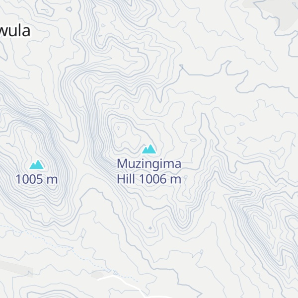 Map of Muzingima Hill