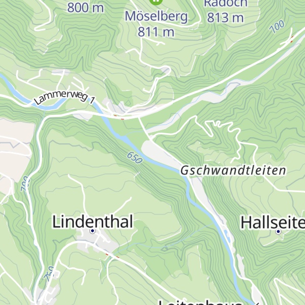 Map of Reitgut Lammertal