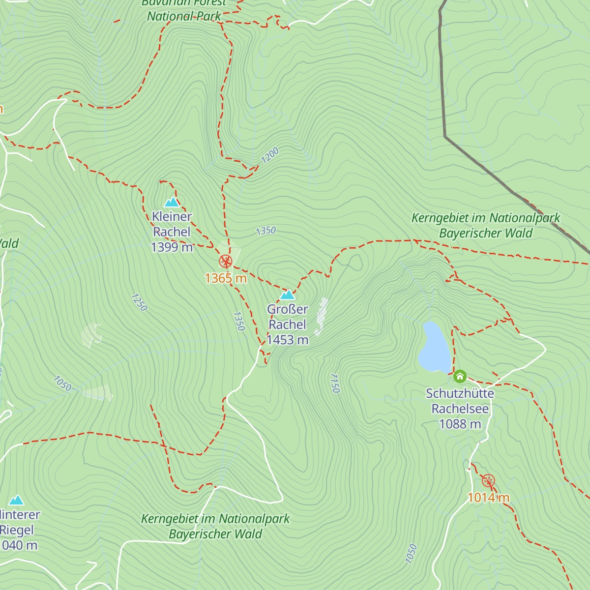 Bergwacht-Hütte map