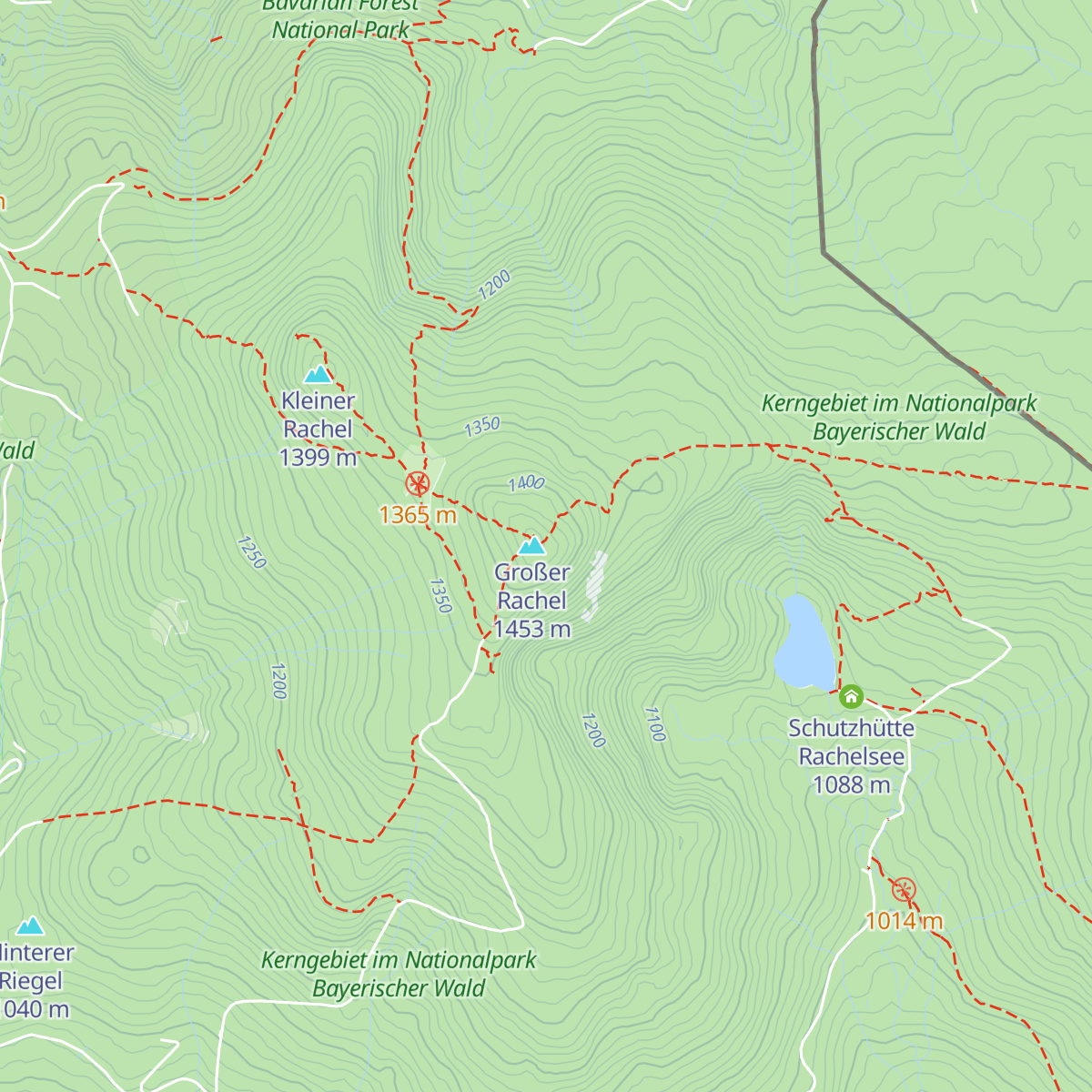 Bergwacht-Hütte map