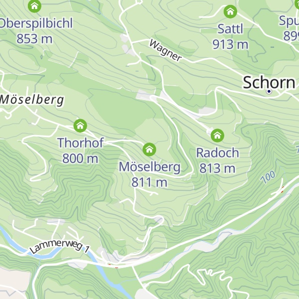 Map of Möselberg