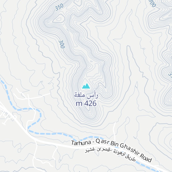 Map of رأس ملغة