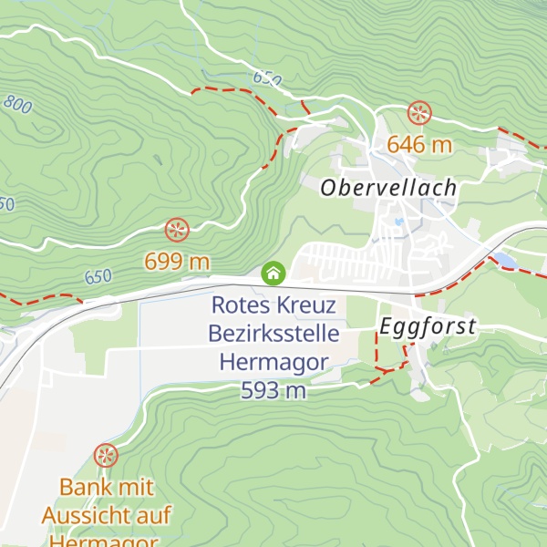 Map of Rotes Kreuz Bezirksstelle Hermagor