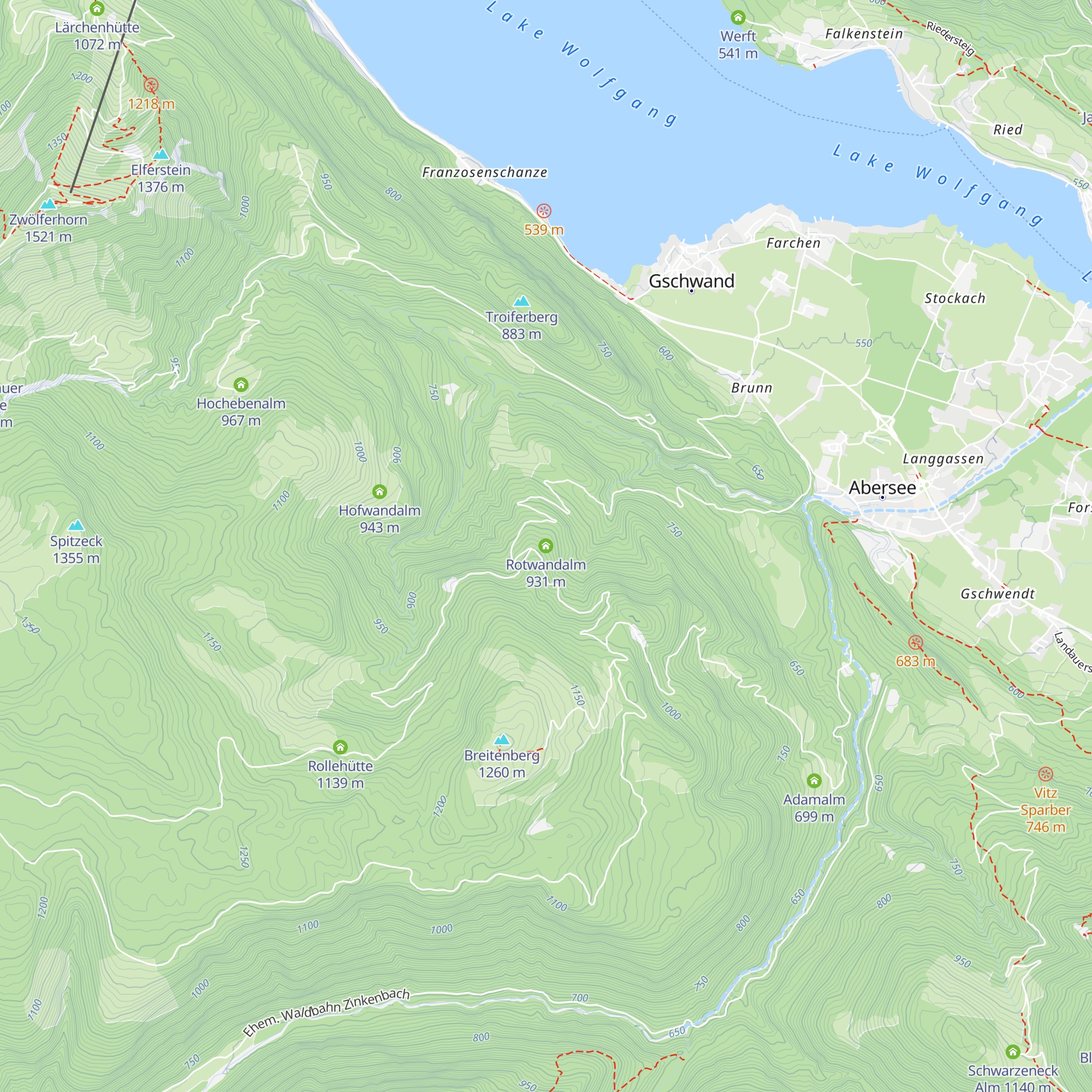 Rotwandalm map