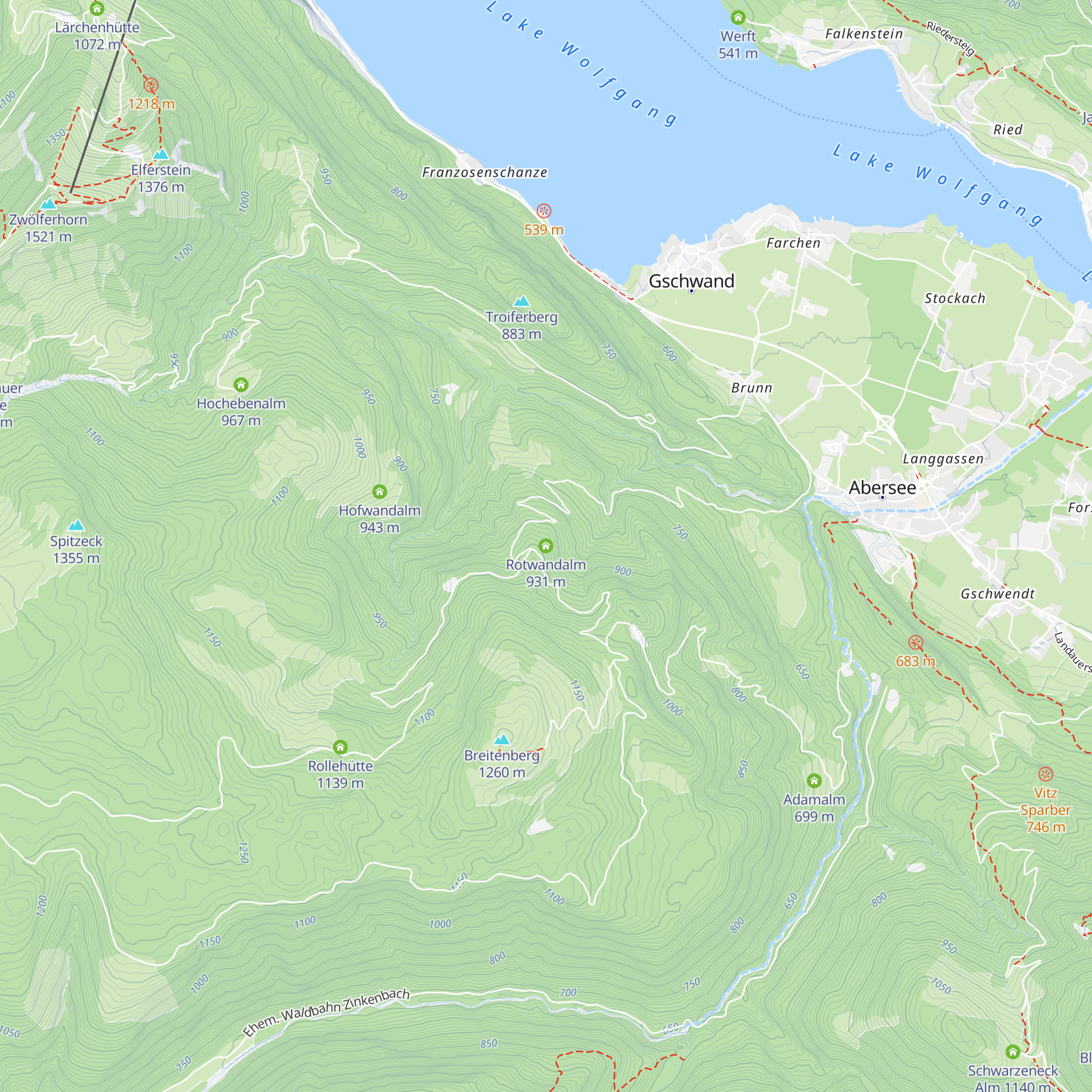 Rotwandalm map