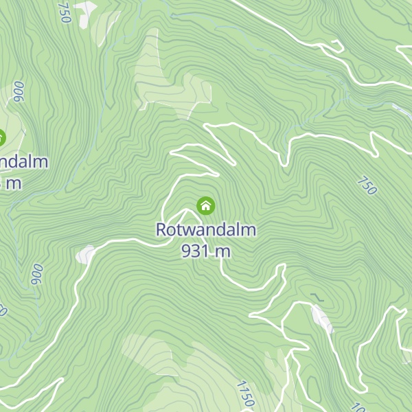 Map of Rotwandalm