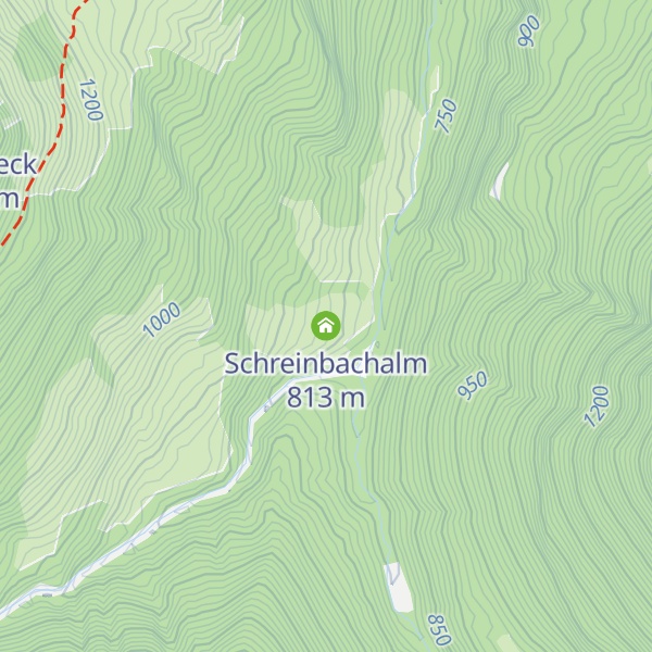 Map of Schreinbachalm