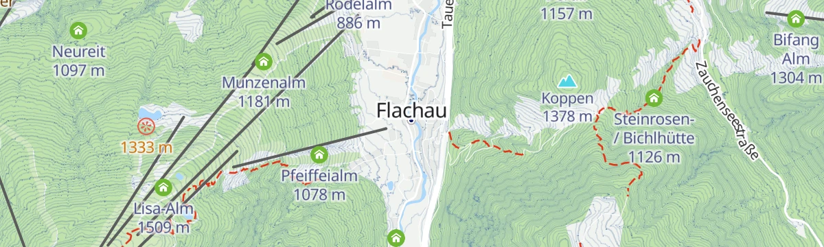 Map of the start of Schauphof - E-Trekkingbike