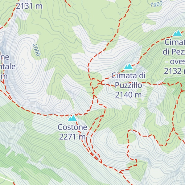 Map of Rifugio Vincenzo Sebastiani