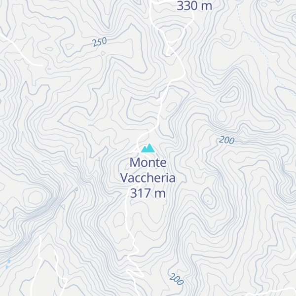 Map of Monte Vaccheria
