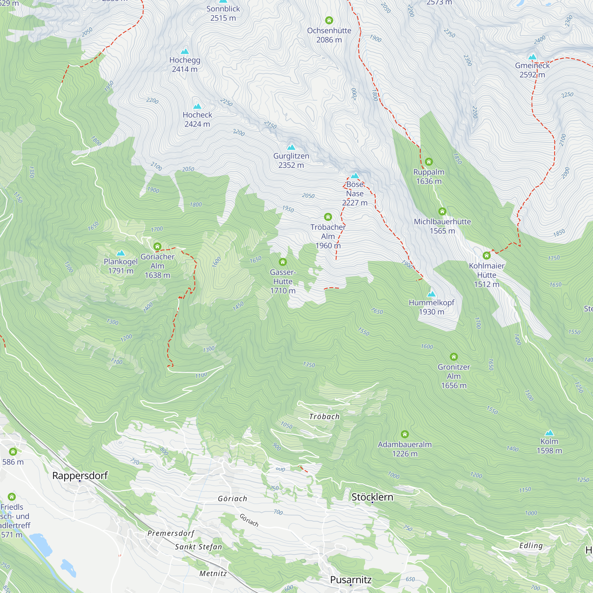 Christebauerhütte map