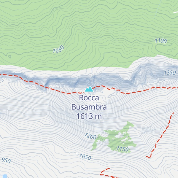 Map of Rocca Busambra