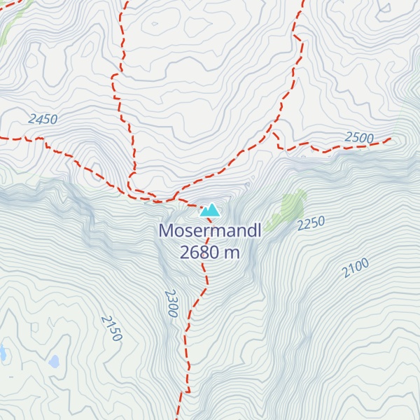 Map of Mosermandl
