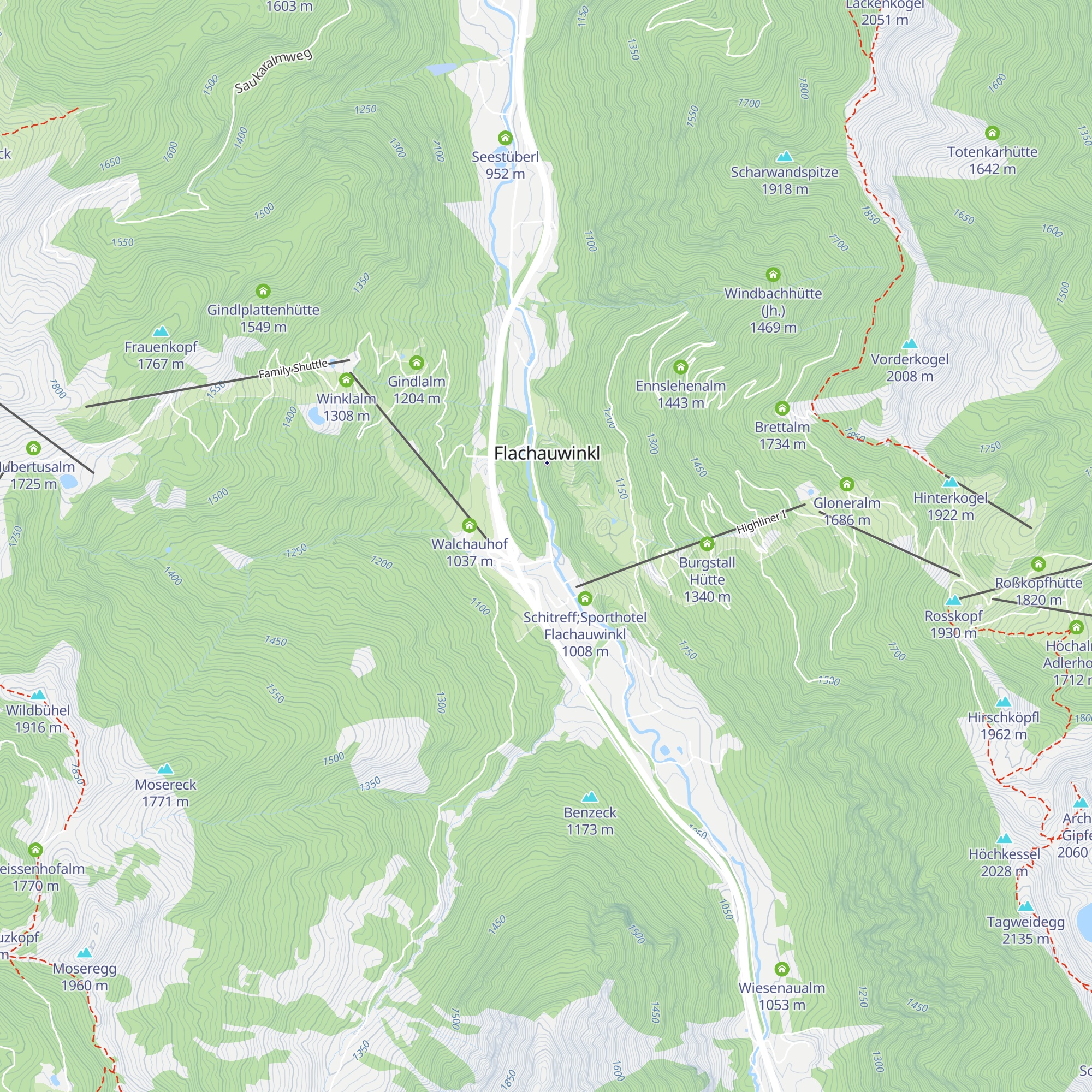 Haus Alpenheim map
