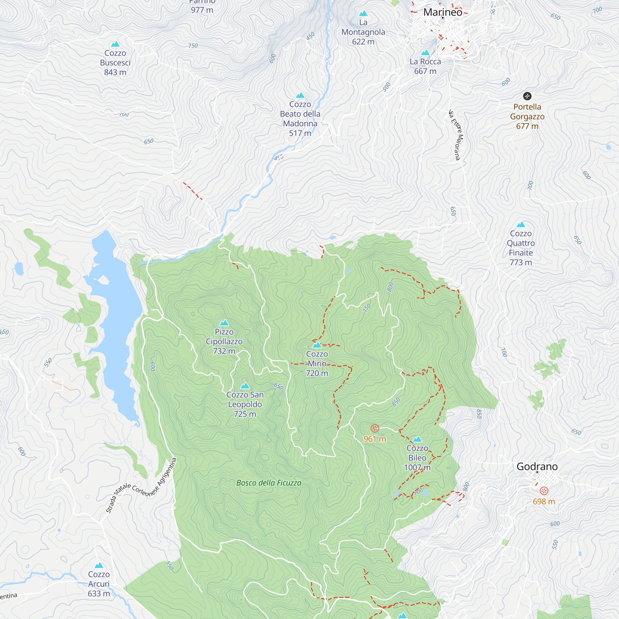 Rifugio del Cappelliere map