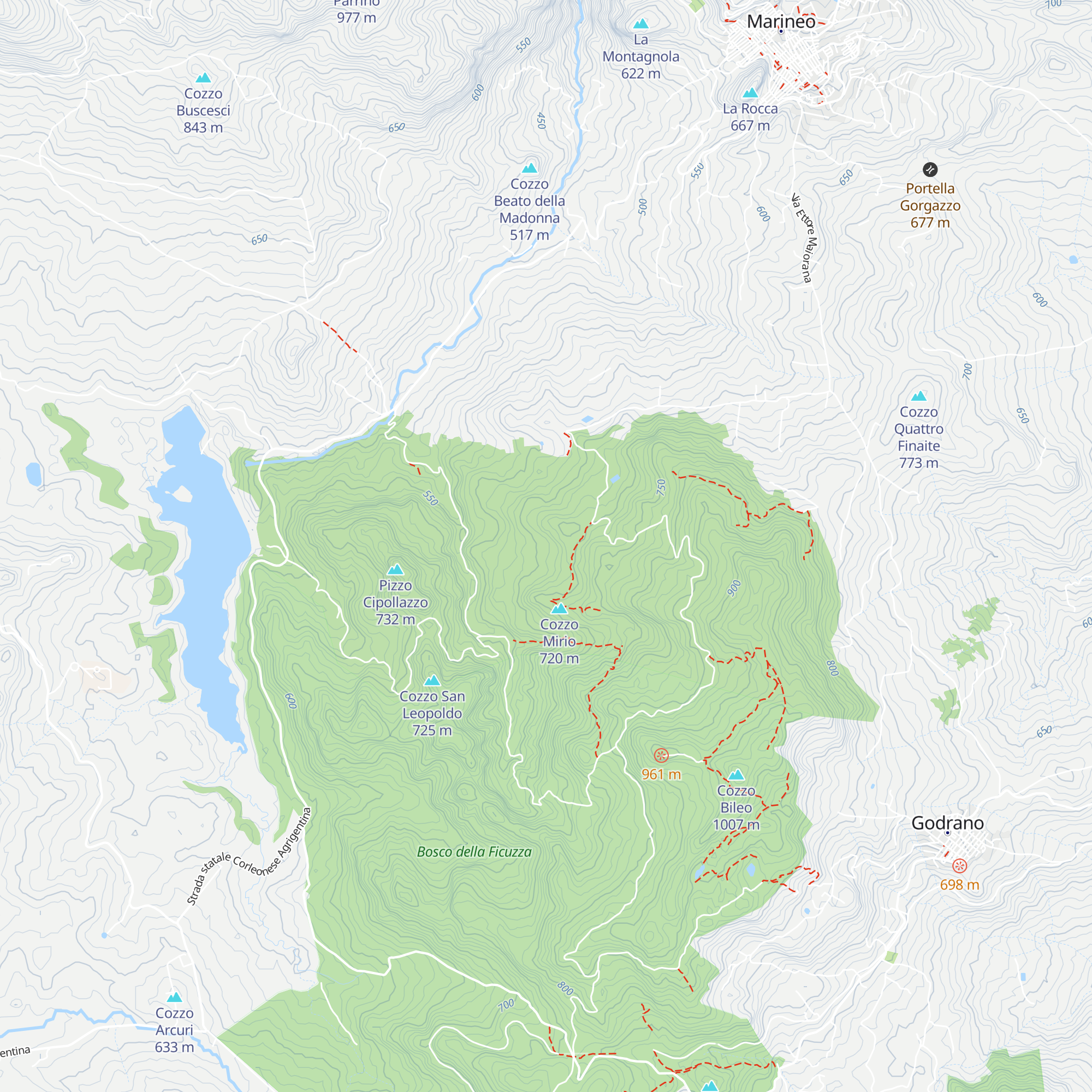 Rifugio del Cappelliere map
