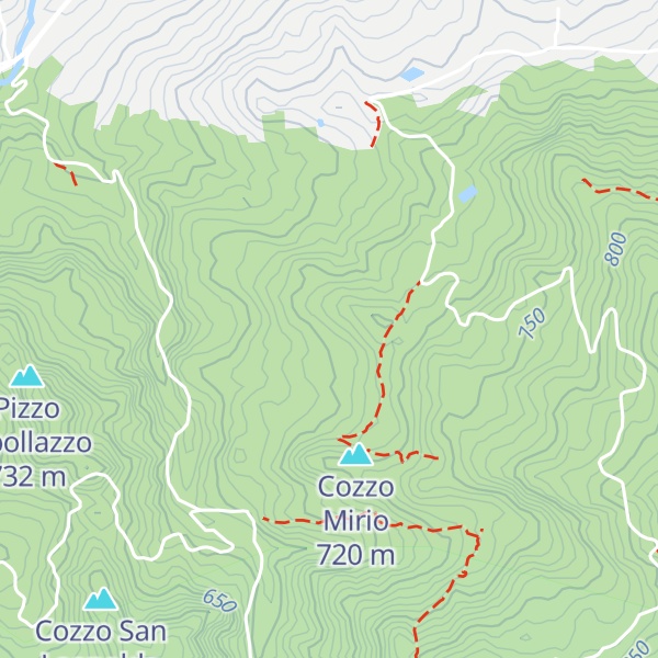 Map of Rifugio del Cappelliere