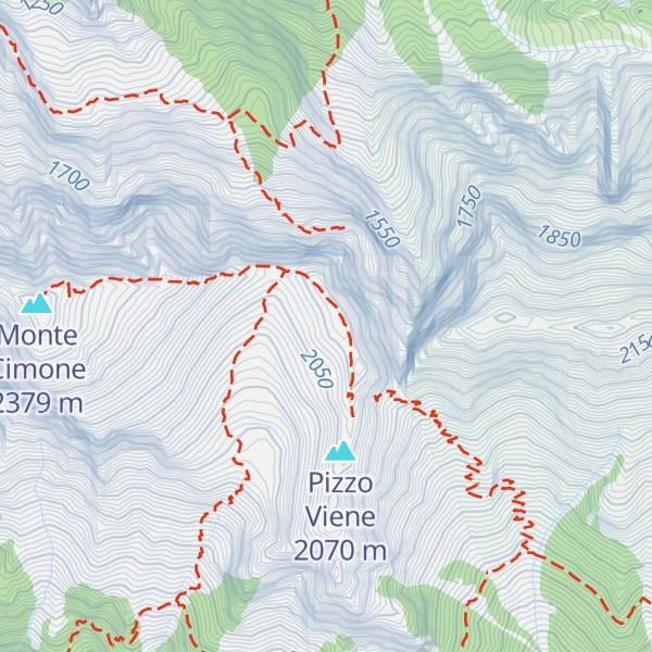 Map of Bivacco Sandro del Torso
