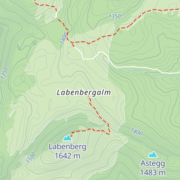 Map of Lienbachhütte