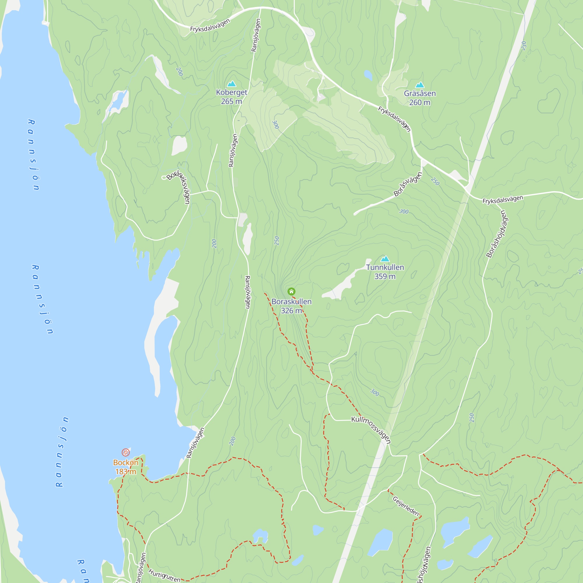 Boraskullen map