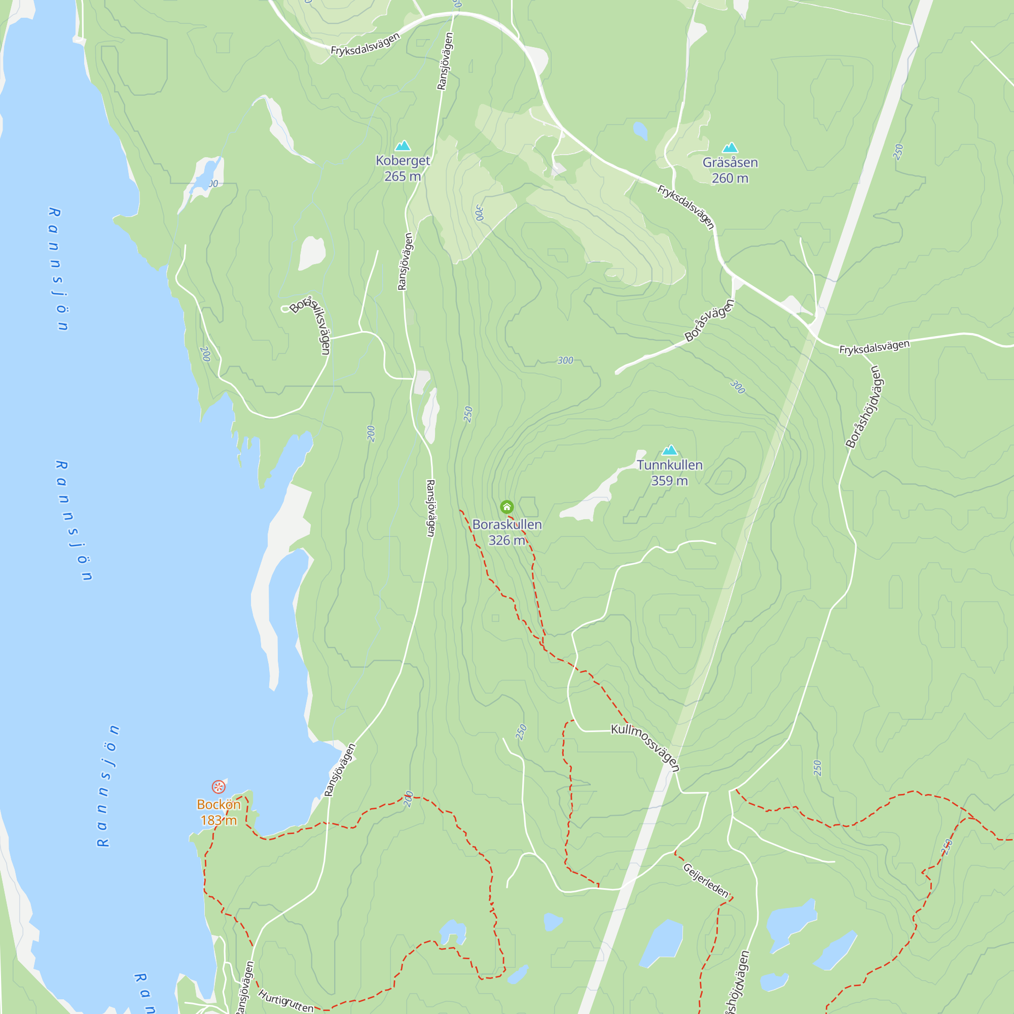 Boraskullen map