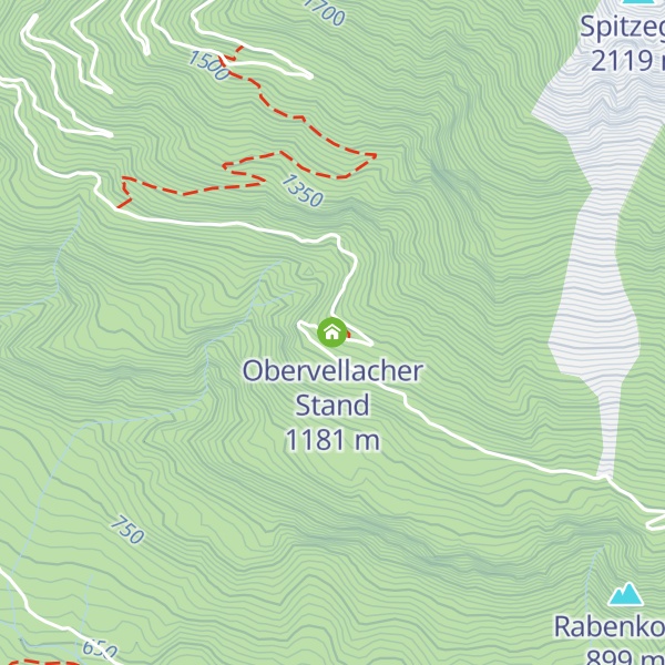 Map of Obervellacher Stand