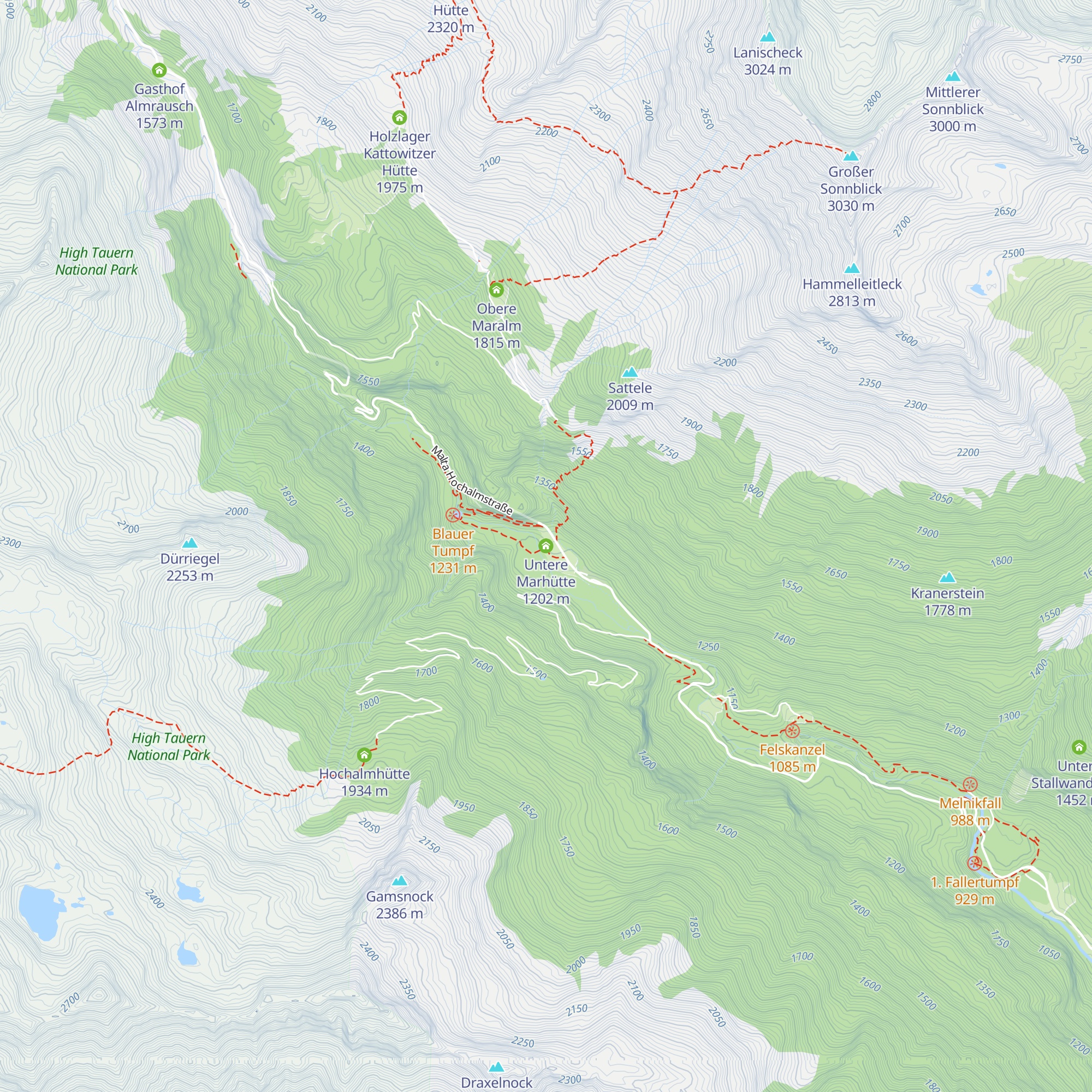 Untere Marhütte map
