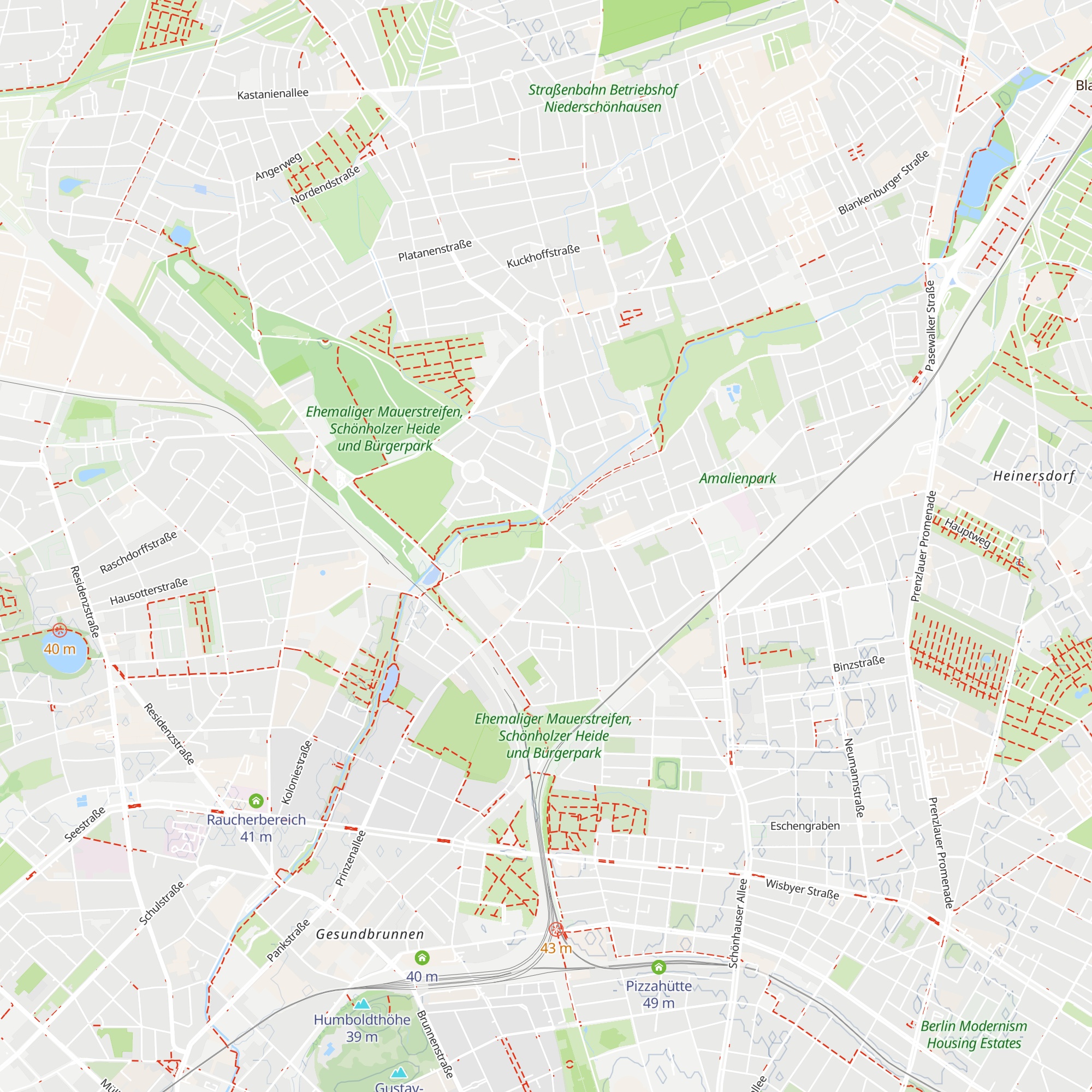 Hüttendomizil map
