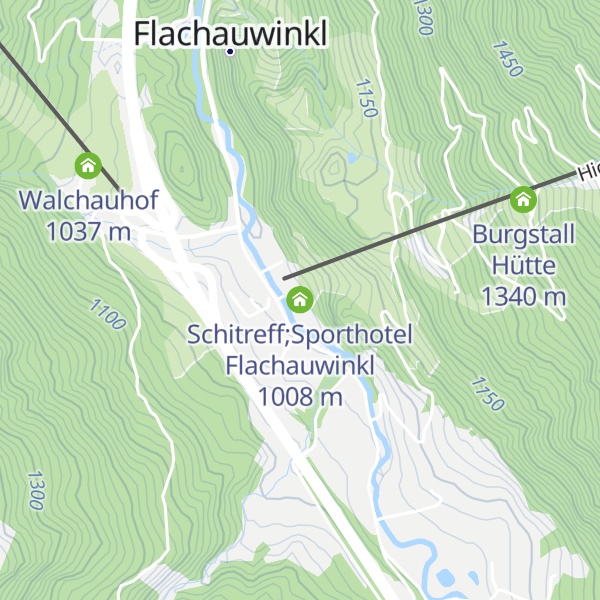 Map of Schitreff;Sporthotel Flachauwinkl