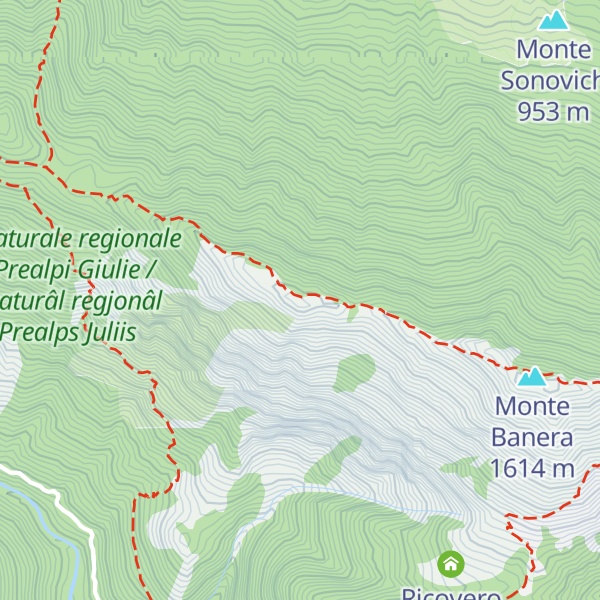 Map of Monte Urazza
