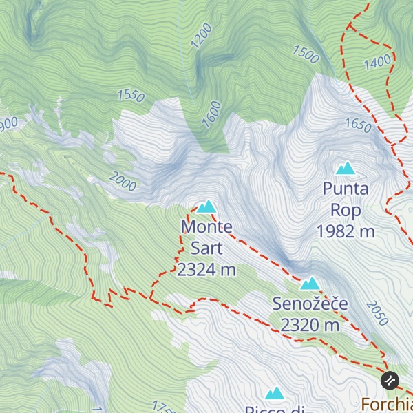 Map of Monte Sart