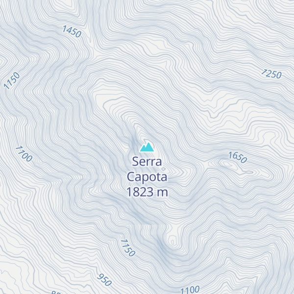 Map of Serra Capota