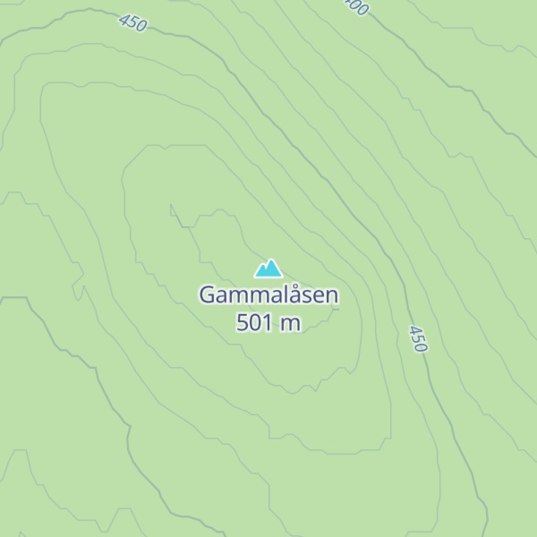 Map of Gammalåsen