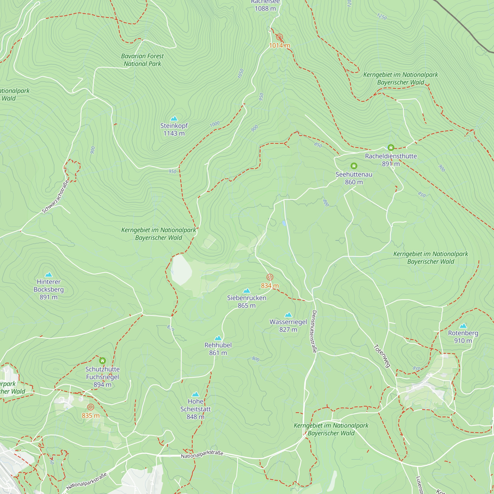 Wintergatter - Neuhüttenwiese map