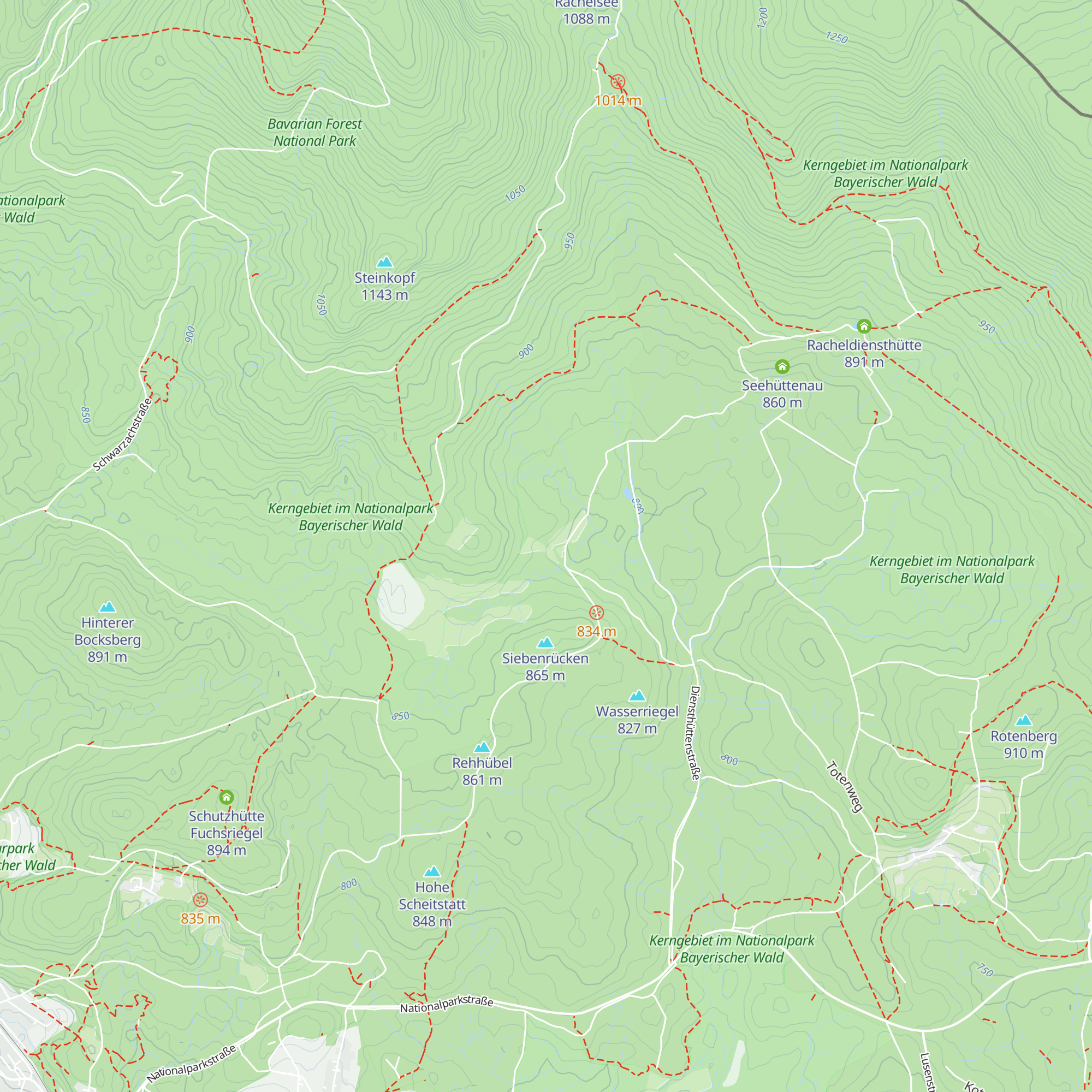 Wintergatter - Neuhüttenwiese map