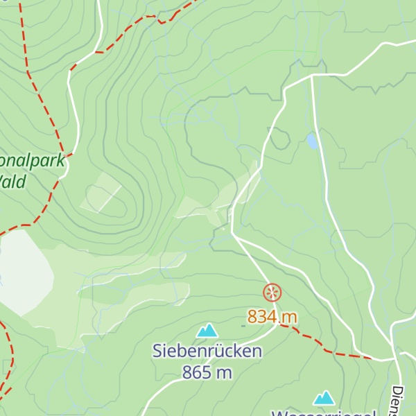 Map of Wintergatter - Neuhüttenwiese