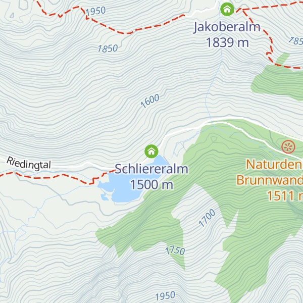Map of Schliereralm