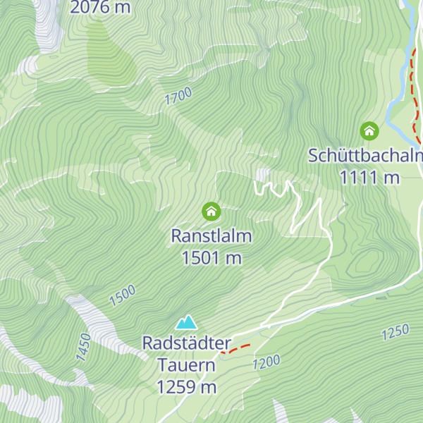 Map of Ranstlalm