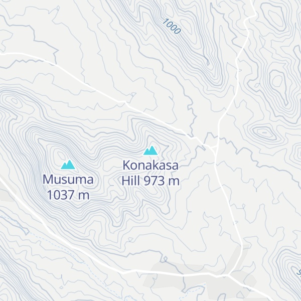 Map of Konakasa Hill
