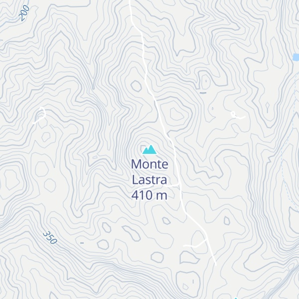 Map of Monte Lastra