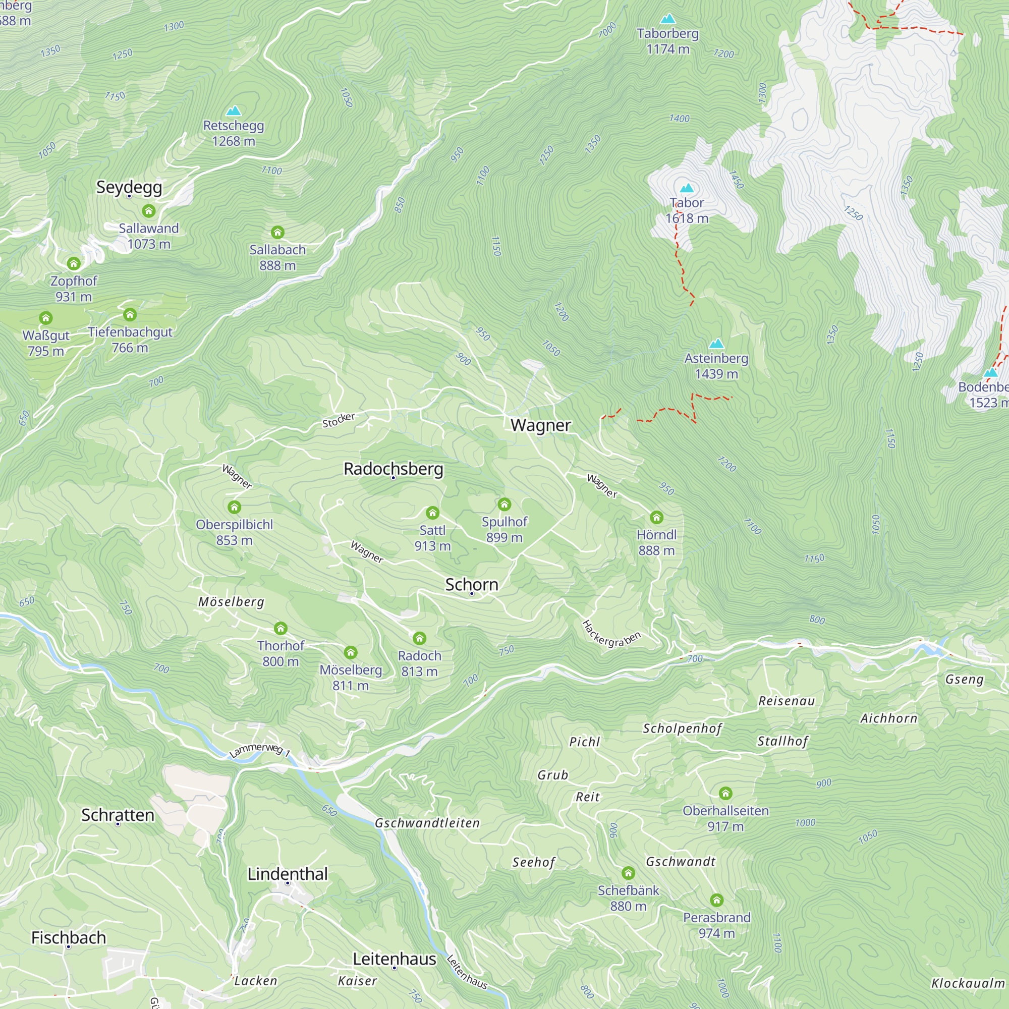Spulhof map