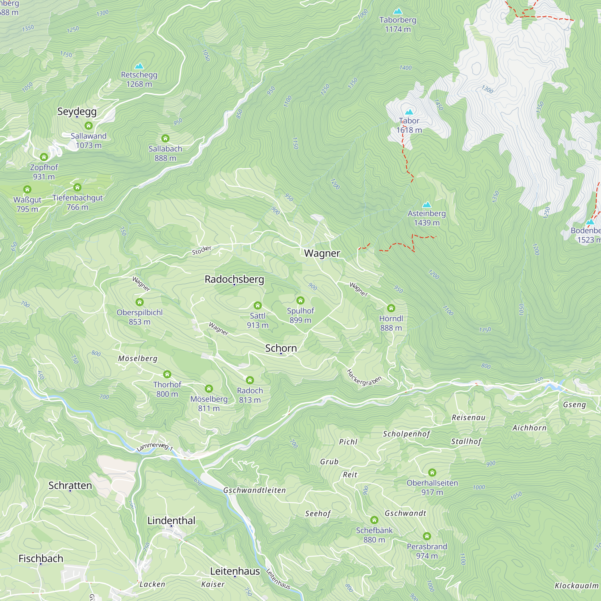 Spulhof map
