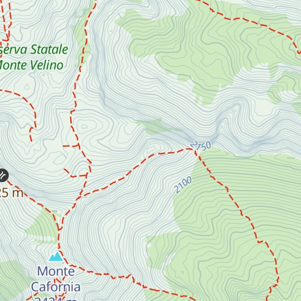 Map of Cimata Fossa dei Cavalli