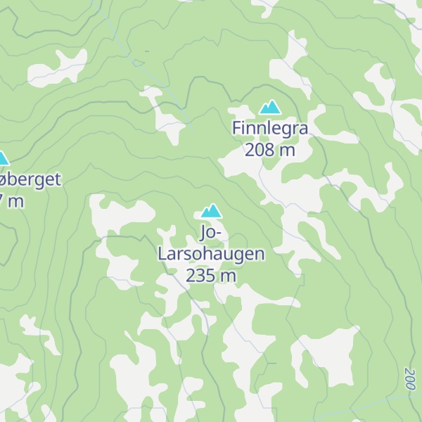 Map of Jo-Larsohaugen
