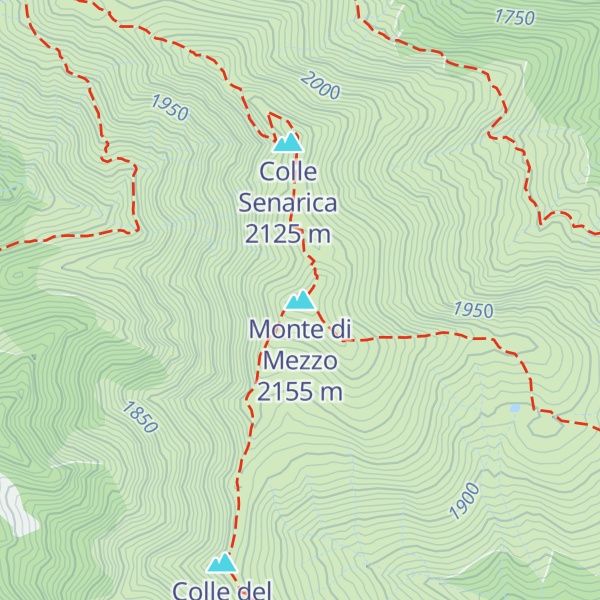 Map of Monte di Mezzo