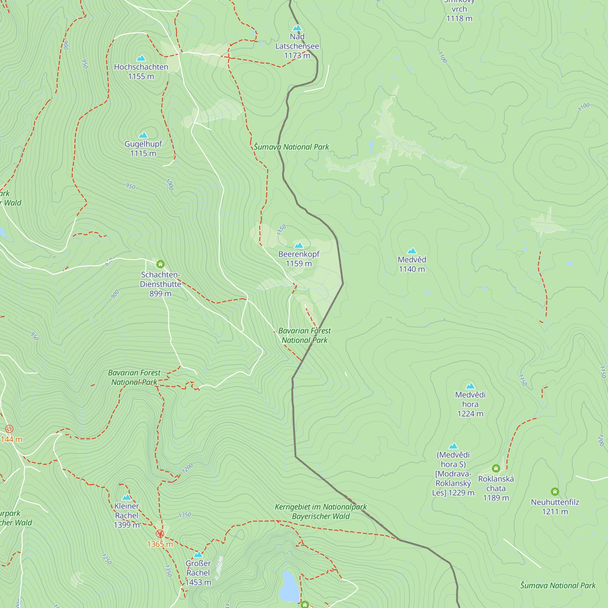 Blockhütte map